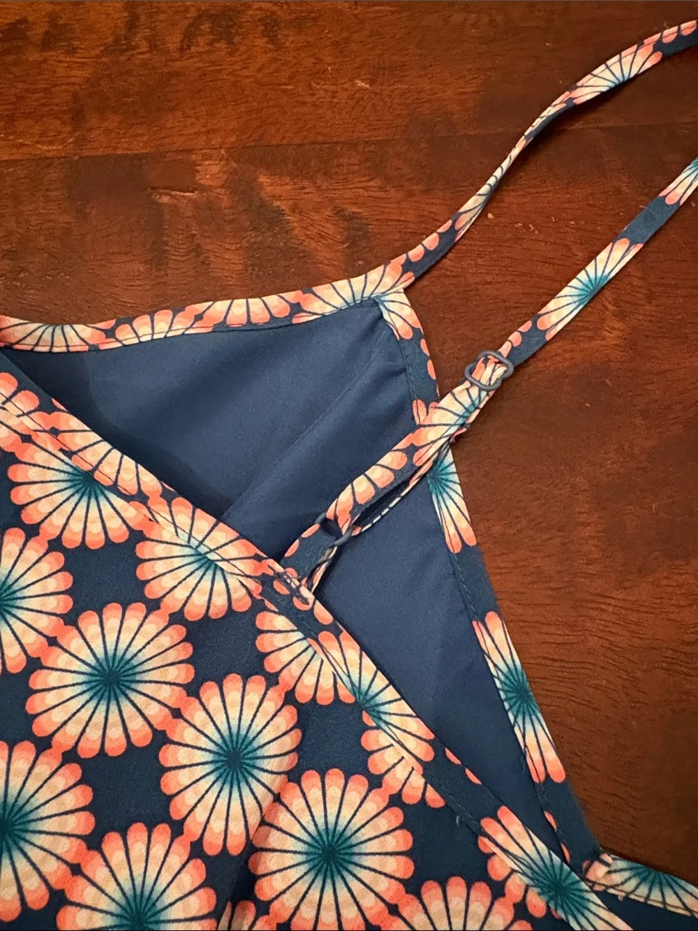 J. Crew Teal Floral Sunburst Mini Dress Size 6